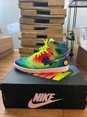 J Balvin Jordan Mens High-Top Sneakers